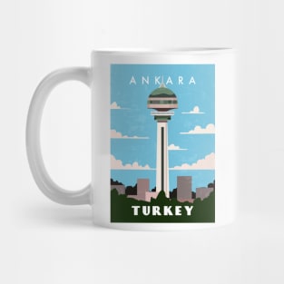 Retro travel poster Mug